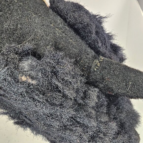 Vintage Steiff Snobby Black Poodle Plush Toy With Scarf 14" AS IS READ - Picture 9 of 9